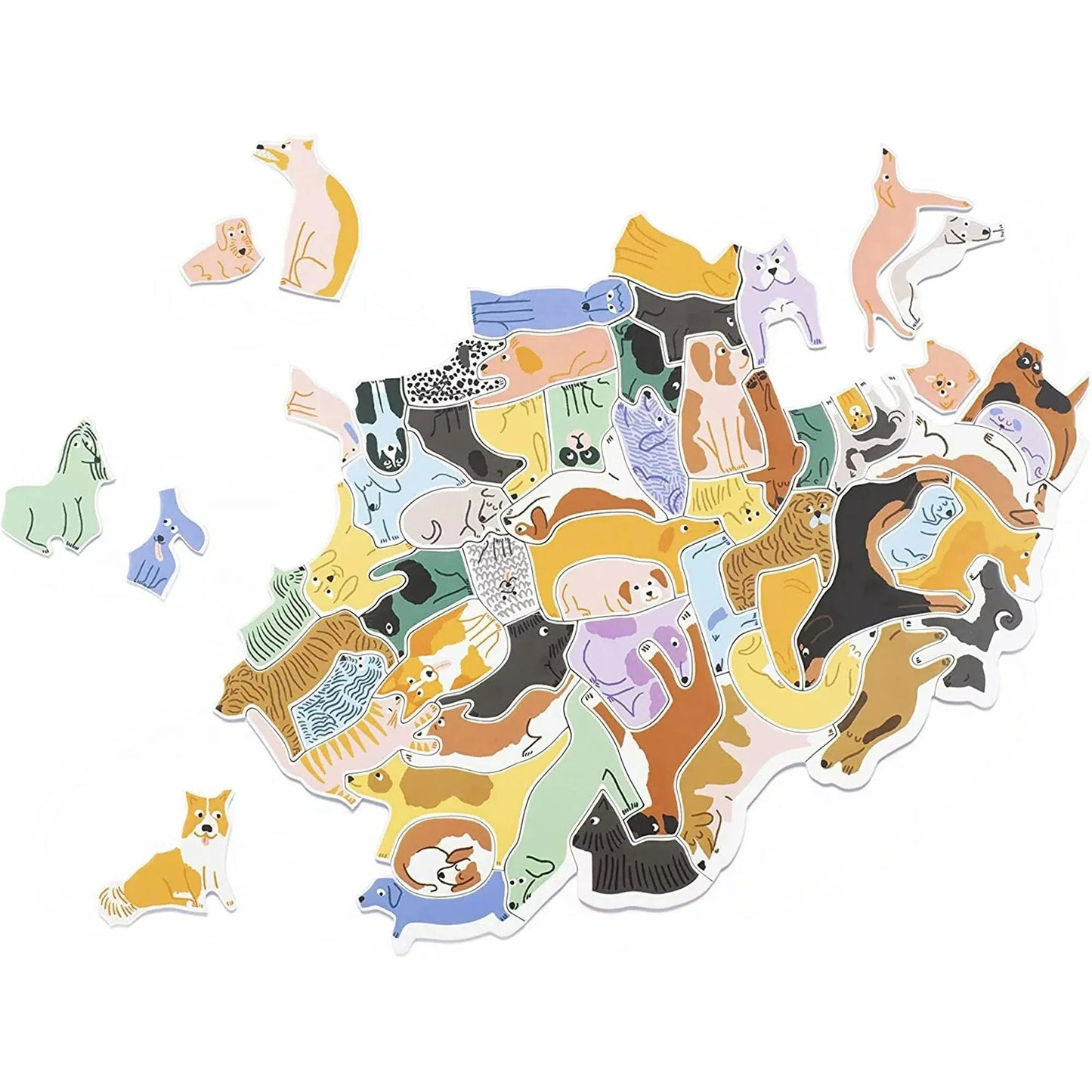 299 Dogs & a cat 300 Piece Cluster Puzzle Laurence King