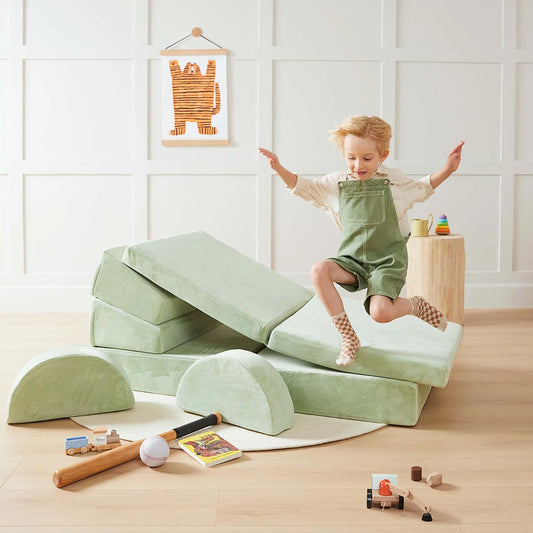 Tiny Land® Anyway Couch - Avocado Green