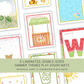 5 Double-sided SUMMER Themed Play Dough Mats - Physical Product