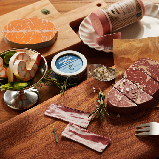 Tiny Land® Organic Meat & Seafood Pack - Chickadees Wooden Toys
