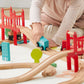 Tiny Land® Wooden Train Set for Children