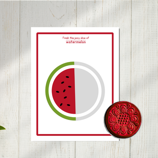10 Fruit & Veggie Themed Play Dough Mats - Digital Download