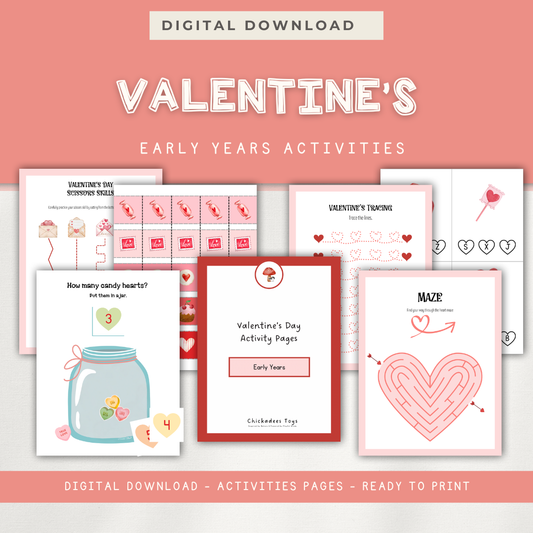 Valentine's Activity Pages - Digital Download