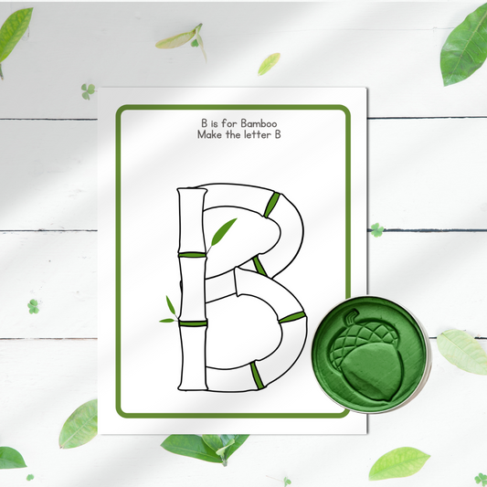 10 Panda Themed Play Dough Mats - Digital Download - Chickadees Wooden Toys