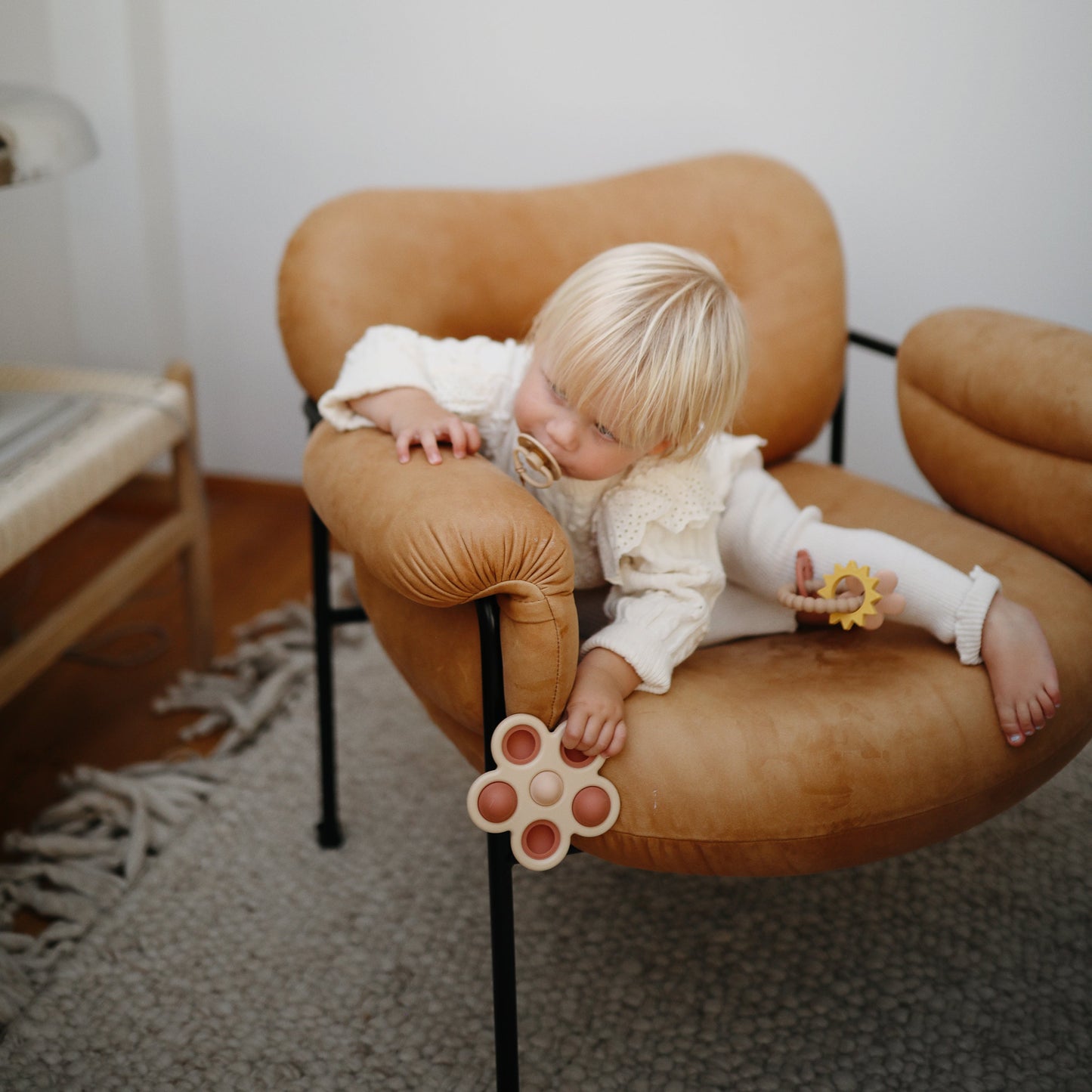 Flower Press Toy - Chickadees Wooden Toys