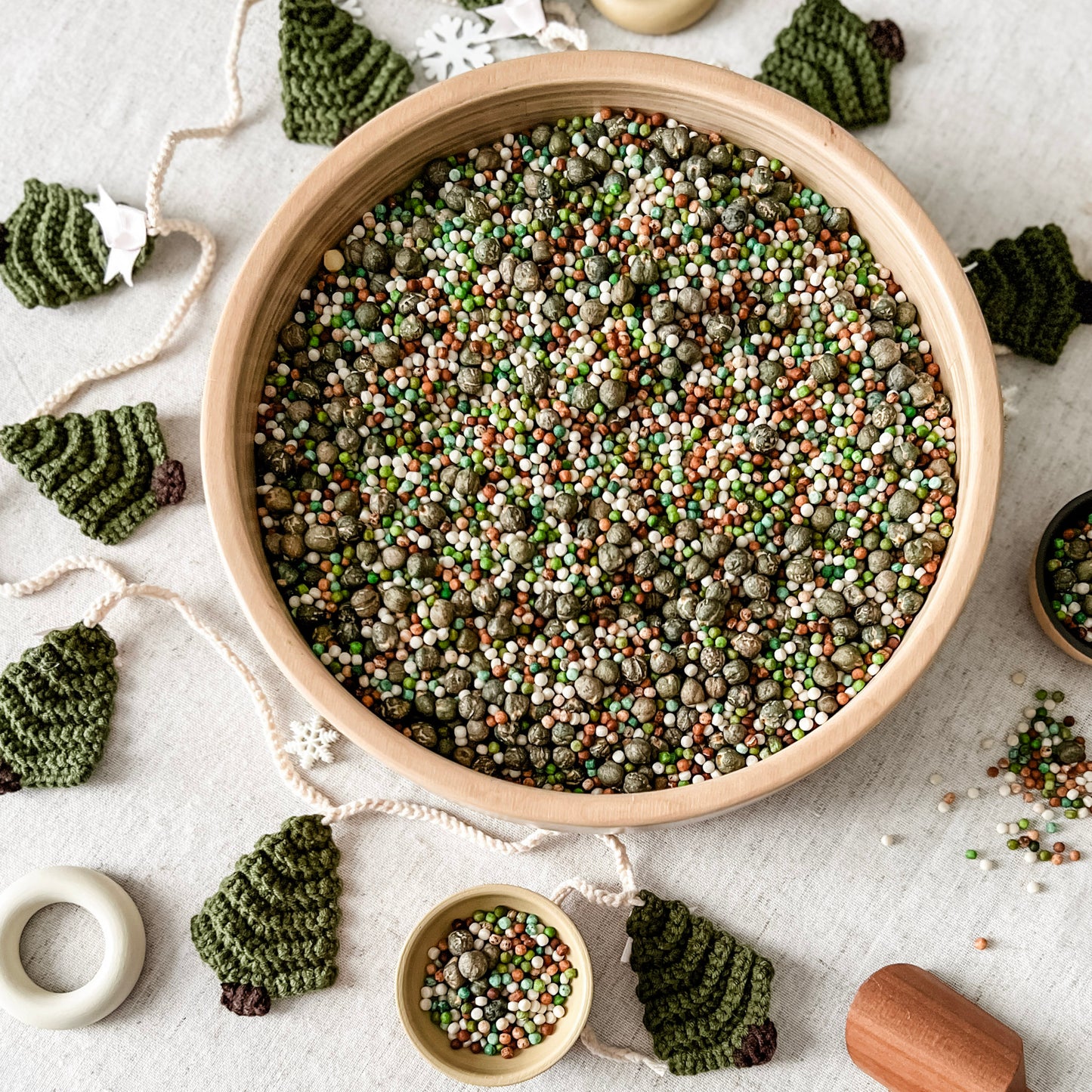 Winter Woods Sensory Bin Filler