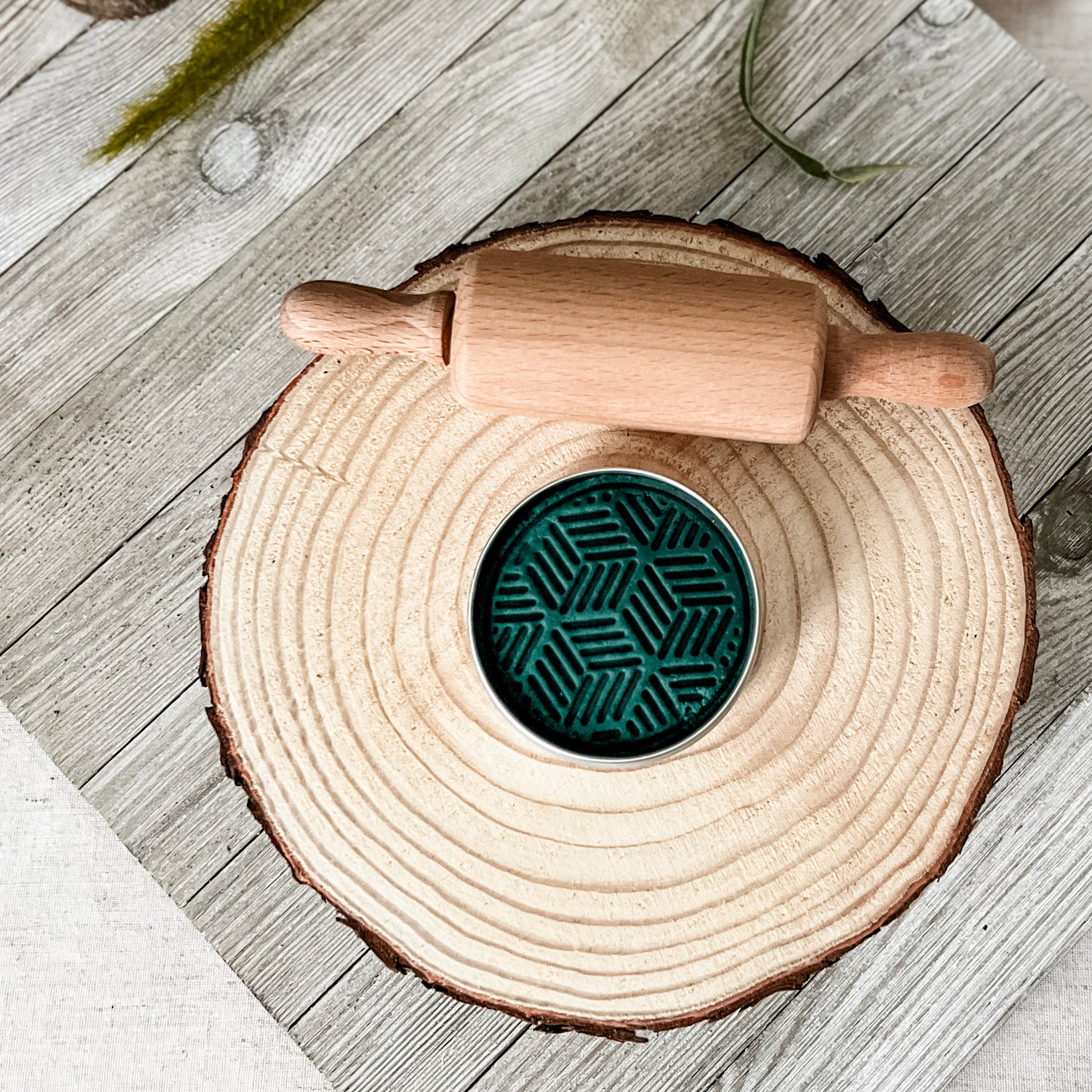 Lunar Chai Tea Scented - Black Night Play Dough - Chickadees Wooden Toys