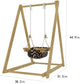 Spruce - Baby and Toddler Foldable Wooden Swing Set