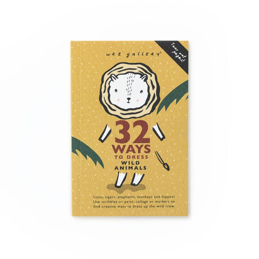 32 Ways to Dress Wild Animals - Activity Book - Chickadees Wooden Toys