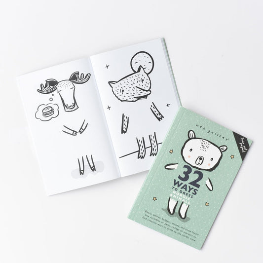 32 Ways to Dress Nordic Animals - Activity Book - Chickadees Wooden Toys