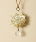 Surya Lotus Engraved Brass Suncatcher