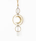Surya Crescent Moon Brass Suncatcher