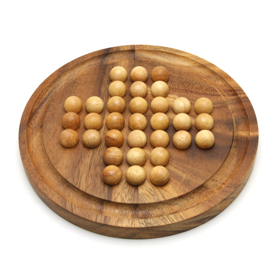 33 Peg Solitaire Game - Chickadees Wooden Toys