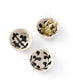 Lalita Ceramic Trinket Dish - Hand-Painted Black, White - Chickadees Wooden Toys