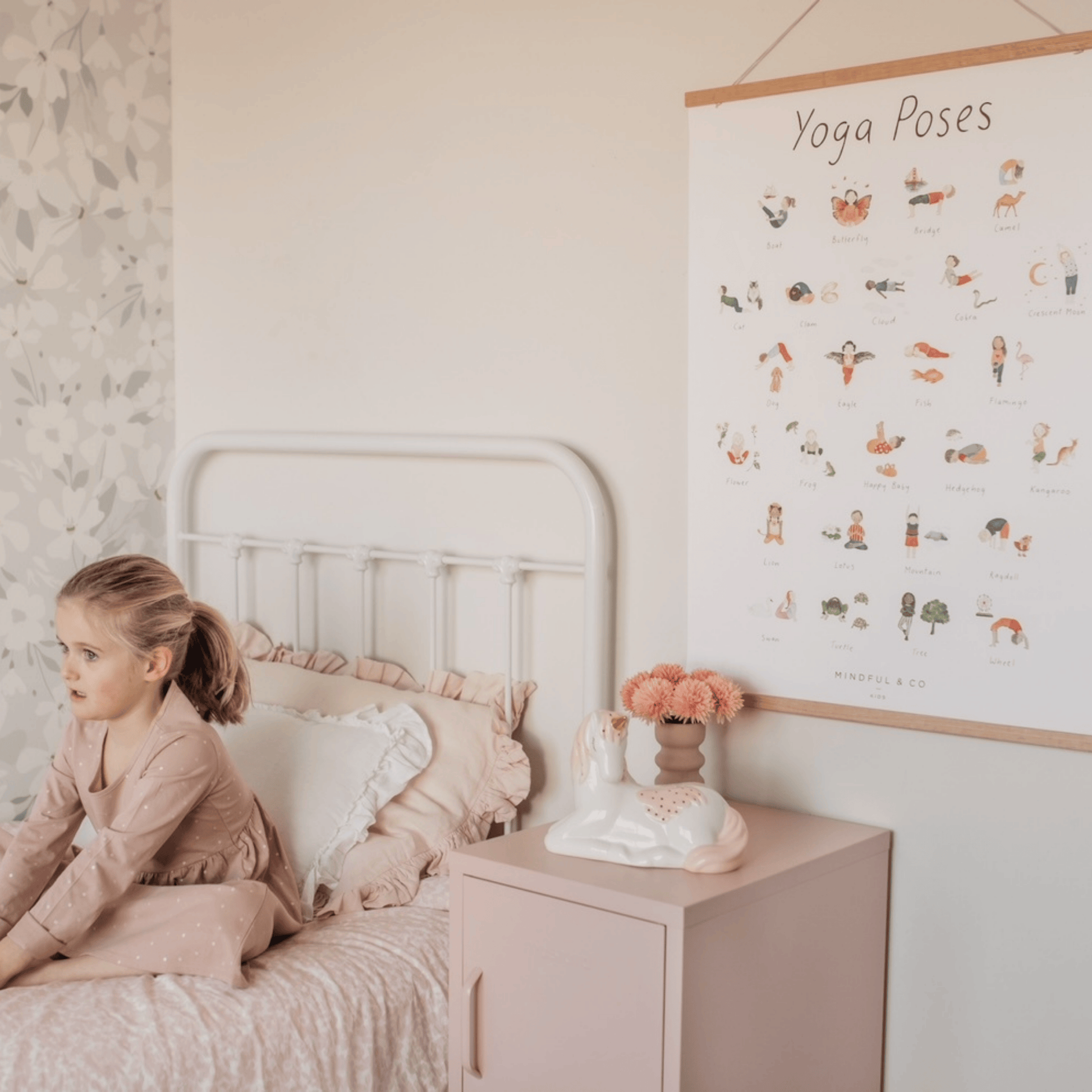 Yoga Poses Print - Chickadees Wooden Toys