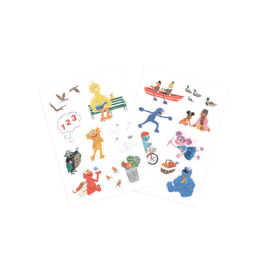 Mindful Moments with Sesame Street Floor Puzzle - Chickadees Wooden Toys