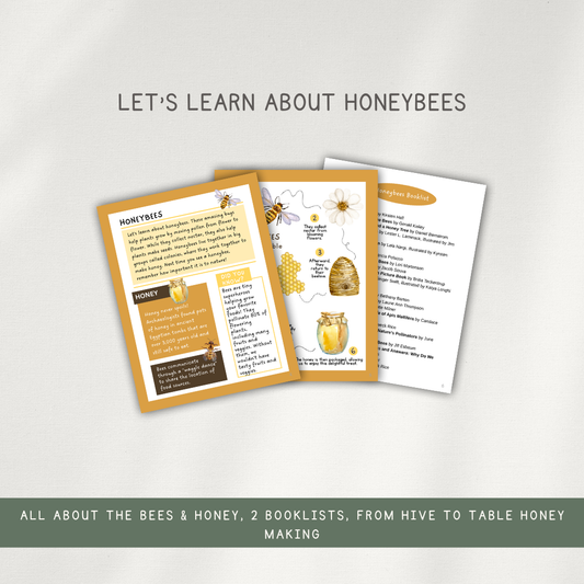 Honeybee Activity Bundle - Digital Download - Chickadees Wooden Toys
