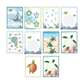 5 Double-sided SEA TURTLE Themed Play Dough Mats - Physical Product