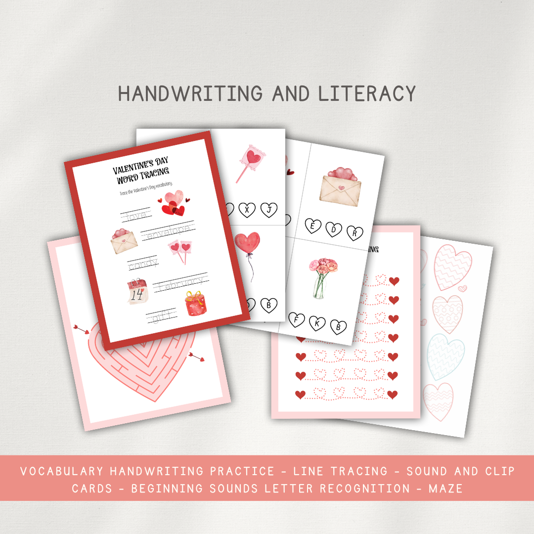 Valentine's Activity Pages - Digital Download
