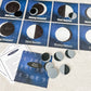 Moon Phase Matching - Cards & Tokens - Chickadees Wooden Toys