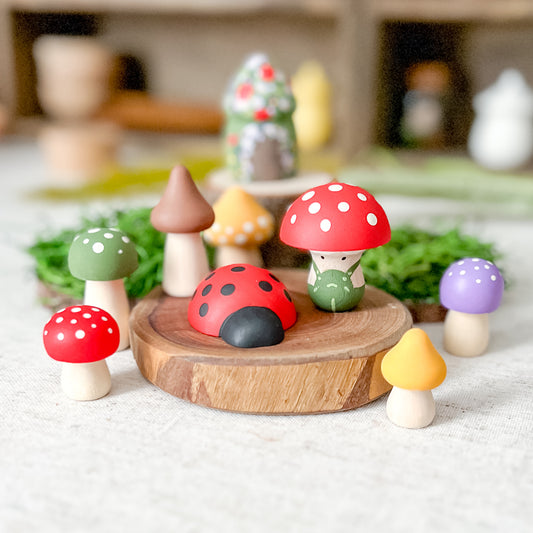 Cozycap Garden - Chickadees Wooden Toys