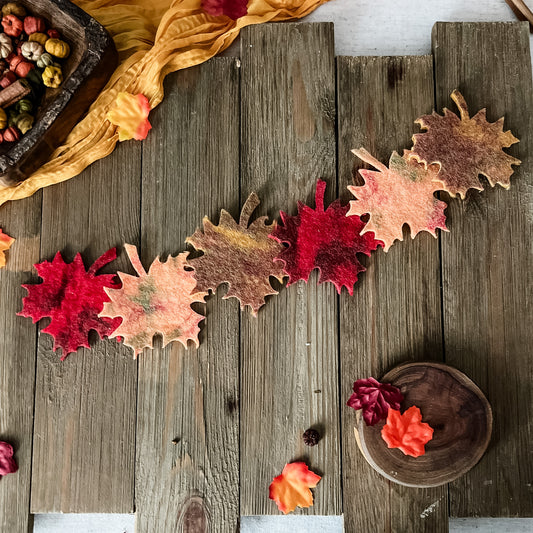 Felt Autumn Leaves