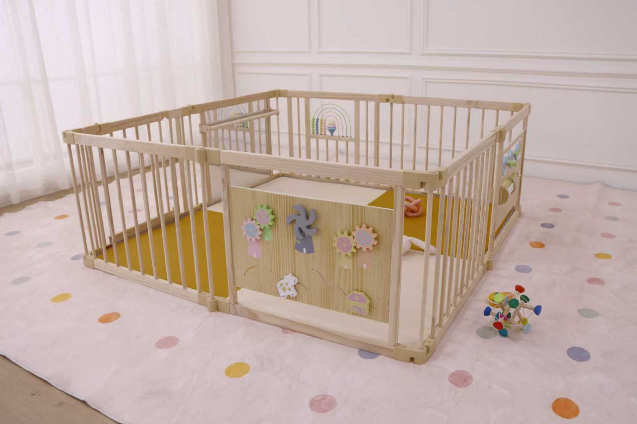 Playpen Mat - For the Baby Playpen (Playpen Not Included) - Chickadees Wooden Toys