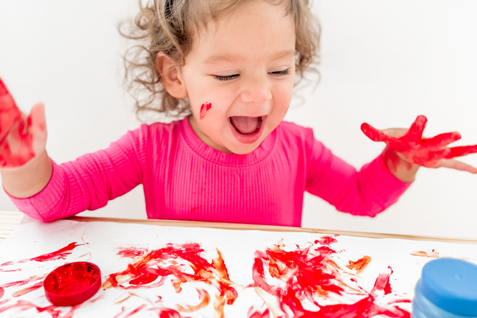 Honeysticks Finger Paint