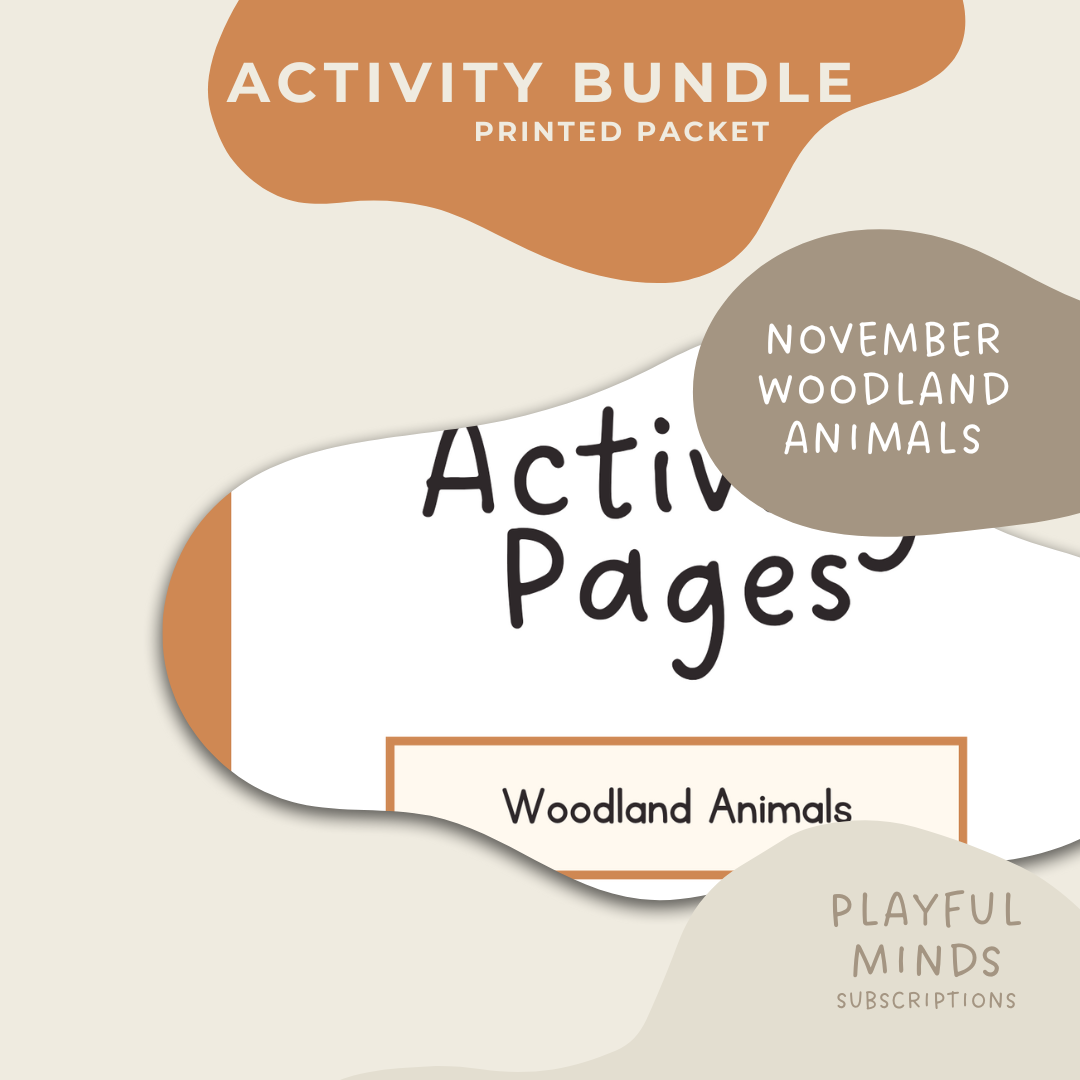 Printed Activity Pages - Early Learning Subscription