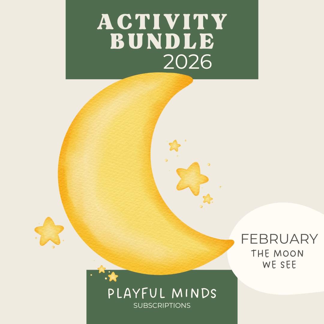 Printed Activity Pages - Early Learning Subscription 2026 - Chickadees Wooden Toys