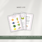 Eating the Alphabet Themed Activity Pages - Printed Packet