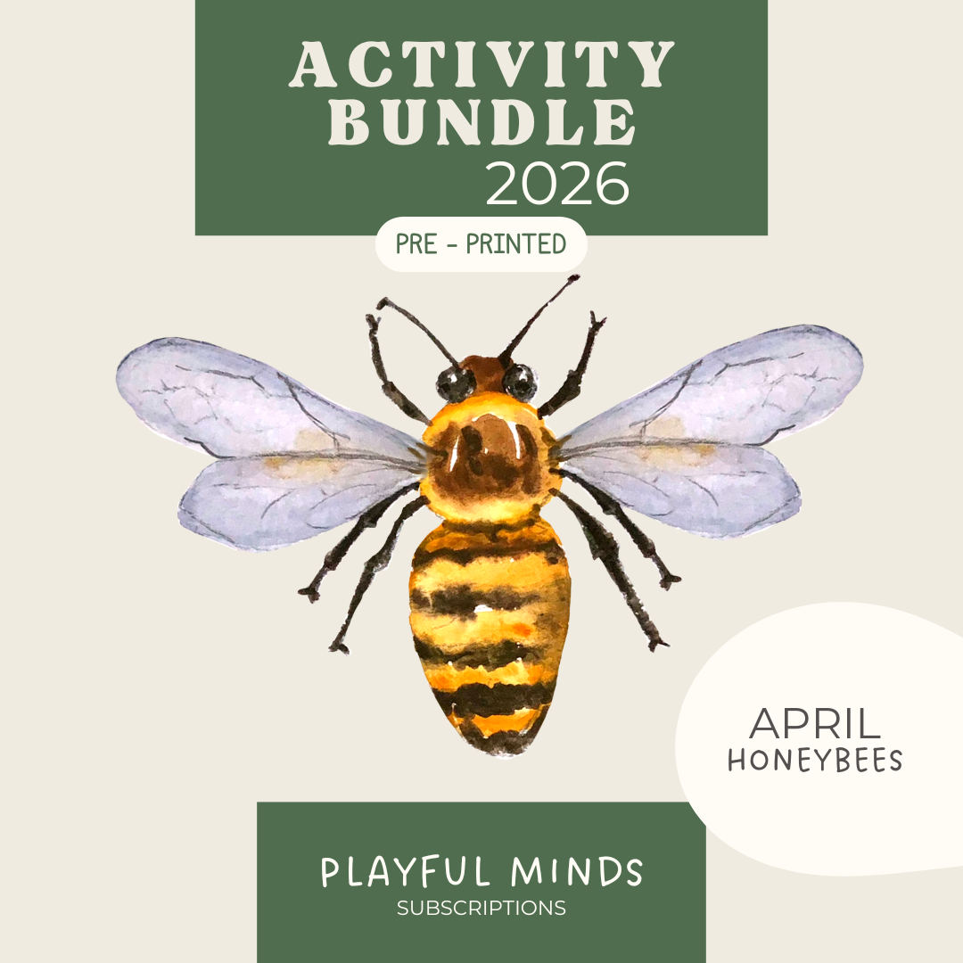 Printed Activity Pages - Early Learning Subscription 2026 - Chickadees Wooden Toys