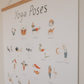 Yoga Poses Print - Chickadees Wooden Toys