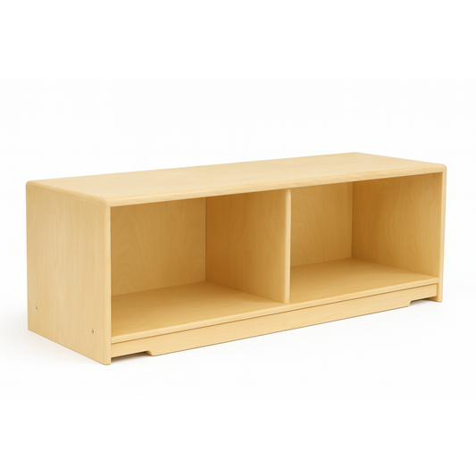 Montessori Classroom Shelf - 4' x 16" - Closed Back