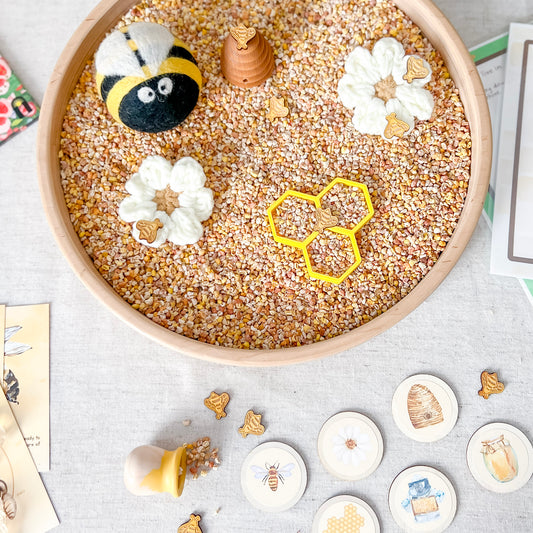 Honeybee Dig & Play - Chickadees Wooden Toys