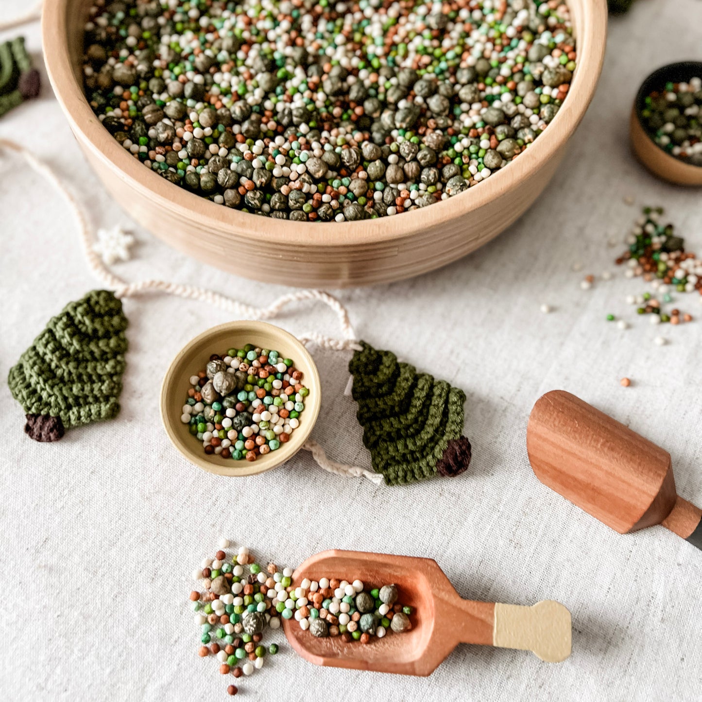 Winter Woods Sensory Bin Filler