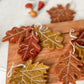 Wool Felt Oak Leaves