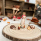 Mother Autumn, Woodland Friends, and Baby Peg Dolls