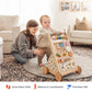 Tiny Land® Versatile Natural Wooden Baby Walker