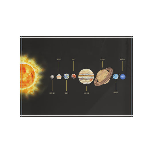 Solar System Acrylic Block