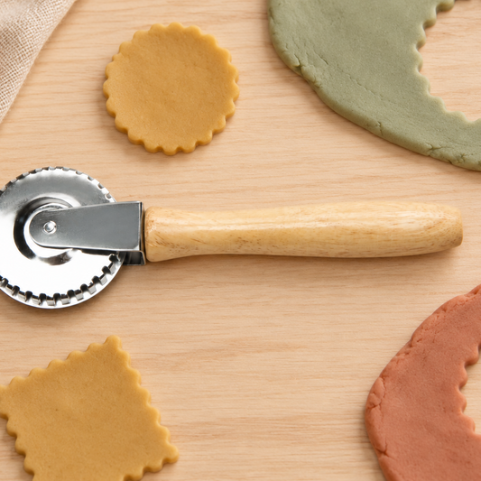 Wooden Handle Play Dough Krimper