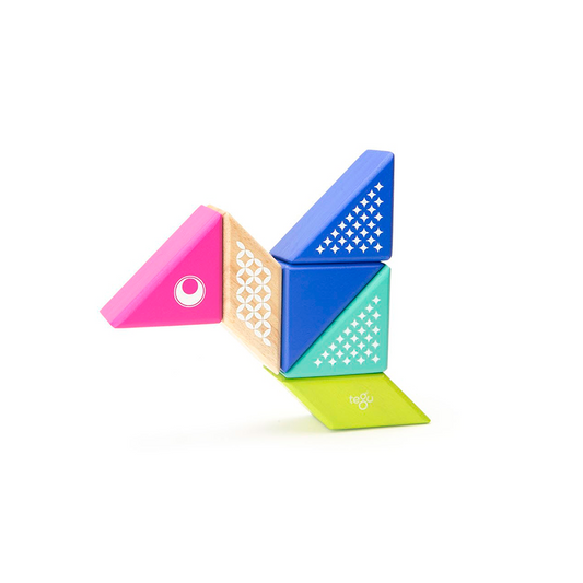 Travel Pals - Hummingbird <br>Magnetic Wooden Blocks <br>6 pieces - Chickadees Wooden Toys