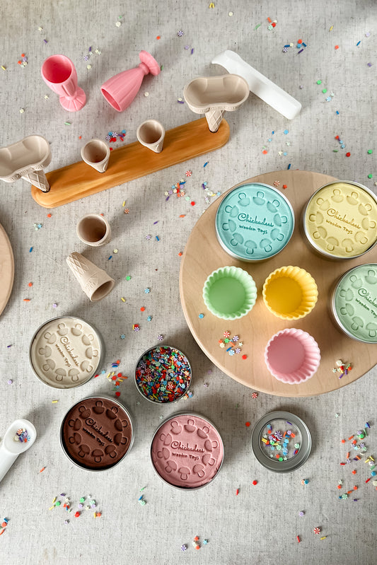 Neopolatine Ice Cream Play Dough Trio