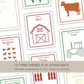 12 Farm Play Dough Mats - Digital Download