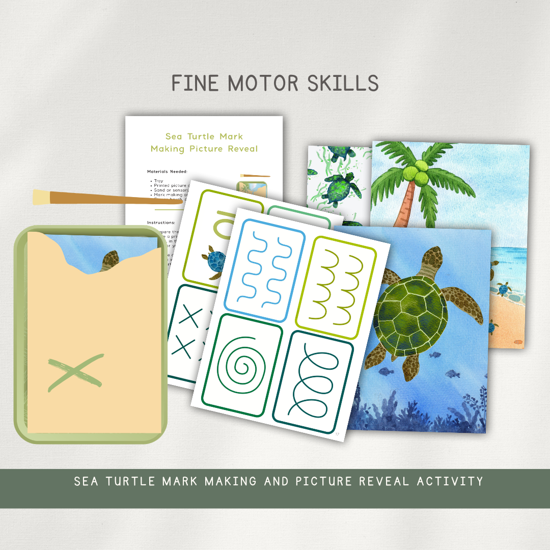 Sea Turtles - Activity Bundle for ages 3-8 - Digital Download