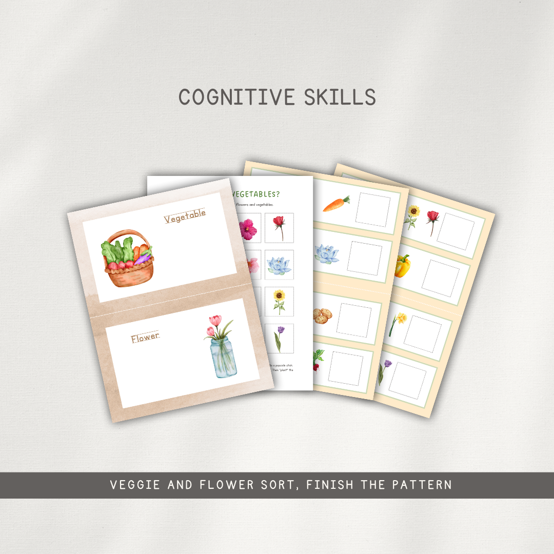 Gardening Themed Activity Pages - Digital Download