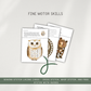 Woodland Themed Activity Pages - Digital Download