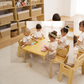 Avenlur Adrian Multi-Height Adjustable Wooden Table and Chairs Set - Montessori Inspired for Toddlers & Kids