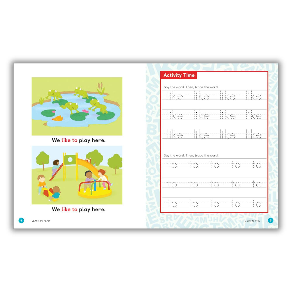 Learn to Read: Sight Words Storybook: 25 Simple Stories & Activities for Beginner Readers (Spiral Bound)