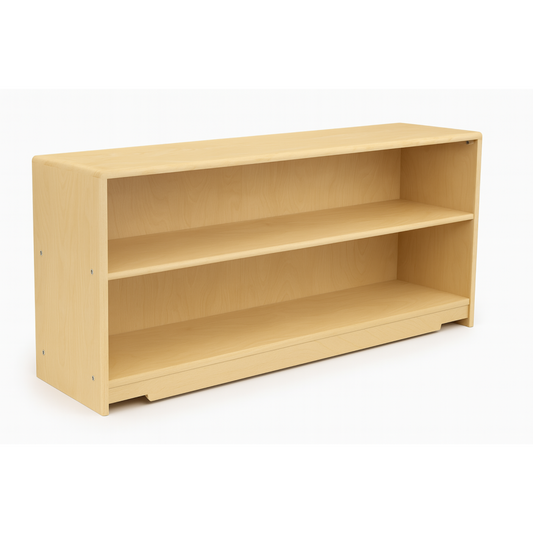 Montessori Classroom Shelf - 5' x 24" - Closed Back